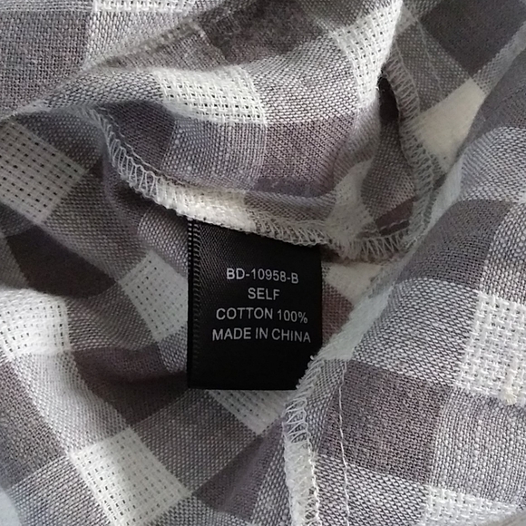 Ark & Co. Plaid‎ Shirt Dress tie waist midi classic - Picture 11 of 11